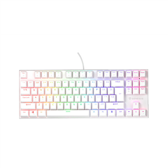 Изображение THOR 303 | Mechanical Gaming Keyboard | Wired | US | White | USB Type-A | Outemu Peach Silent