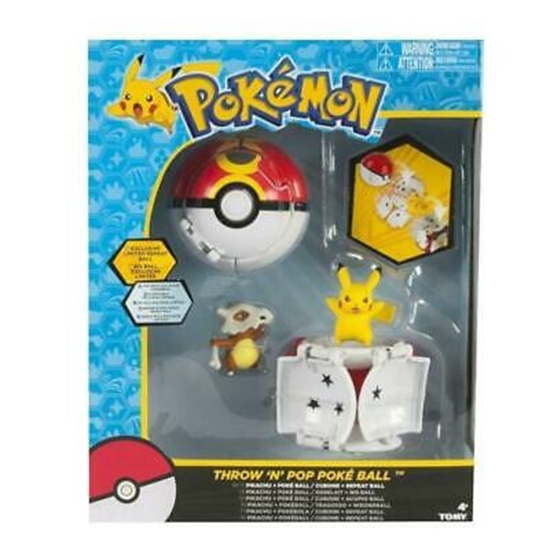 Picture of Figurka Tomy Tomy - Pokemon Throw N Pop Poke Ball Set A+