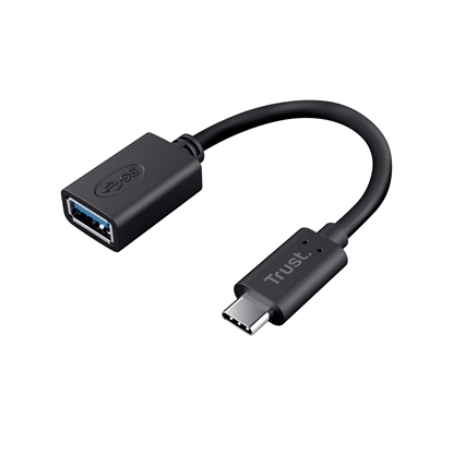 Picture of Trust 20967 USB cable 0.09 m USB C USB A Black