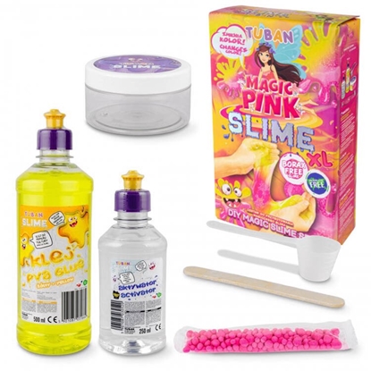 Изображение Tuban kūrybinis rinkinys slime XL, rožinis