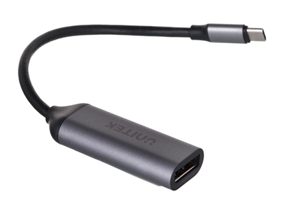 Attēls no UNITEK ADAPTER USB-C, DISPLAYPORT 1.4, 8K@60HZ, V1415A