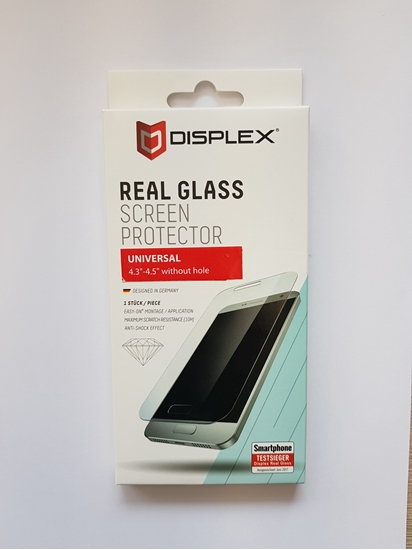 Изображение Universal Real Screen glass 4.3-4.5 By Displex Transparent