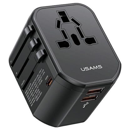 Picture of Usams T59 4in1 US / AU / EU / UKK Travel Adapter