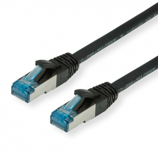 Picture of VALUE S/FTP Patch Cord Cat.6A (Class EA), black, 0.15 m