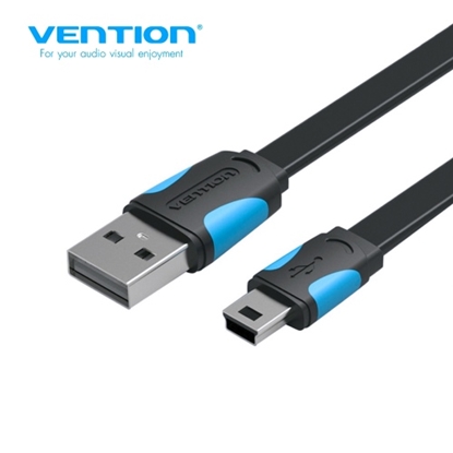 Attēls no Vention VAS-A14-B200 Cable USB 2.0 A Male - USB 2.0 B Mini Male, 2 m