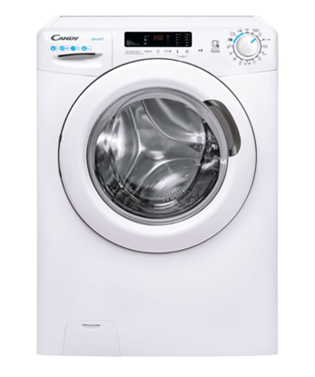 Изображение Candy Washing Machine | CS4 1262DE/1-S | Energy efficiency class D | Front loading | Washing capacity 6 kg | 1200 RPM | Depth 45 cm | Width 60 cm | Display | LCD | Near Field Communication (NFC) | White