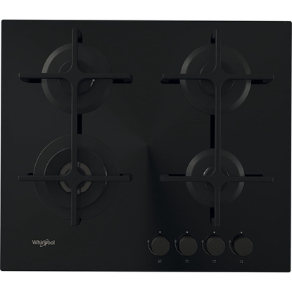 Picture of Whirlpool AKT 627/NB1 Black Built-in 59 cm Gas 4 zone(s)