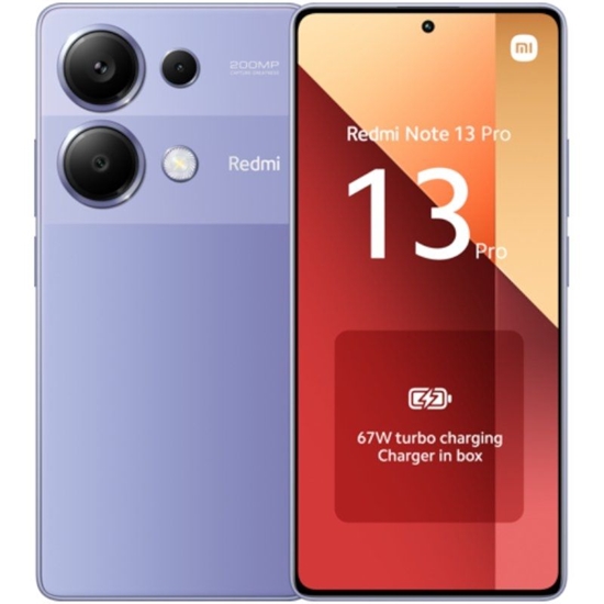 Изображение XIAOMI REDMI NOTE 13 PRO 8+256GB DS 4G LAVENDER PURPLE OEM