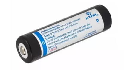 Attēls no XTAR Rechargeable battery 3.7V / 2600mAh / Li-Ion