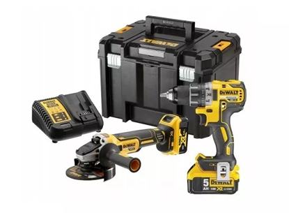 Изображение Zestaw elektronarzędzi Dewalt 6-elementowy (DCK2020P2T-QW)