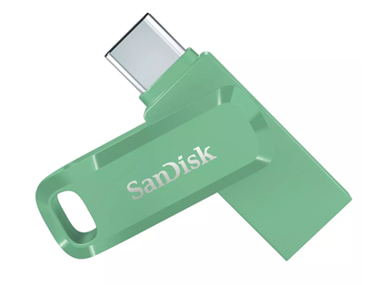 Attēls no Zibatmiņa SanDisk Ultra Dual Drive Go USB-A / USB Type-C 128GB Absinthe Green