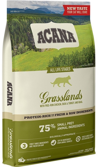 Picture of ACANA Grasslands Cat - sausas kačių maistas - 4,5 kg