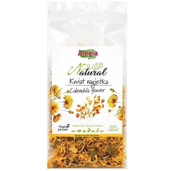 Изображение ALEGIA Calendula flower - treat for rodents and rabbits - 60g