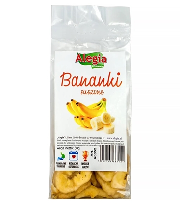 Изображение ALEGIA Dried bananas - treat for rodents and rabbits - 60g