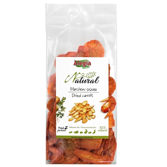 Изображение ALEGIA Dried carrots - treat for rodents and rabbits - 60g