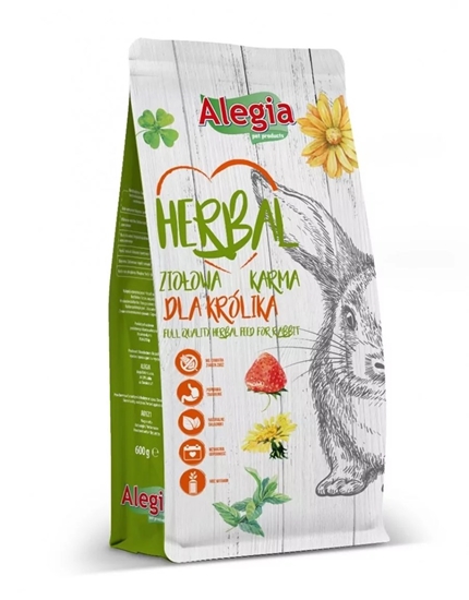 Picture of ALEGIA Herbal dry rabbit food - 600g