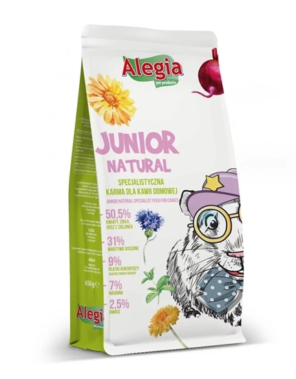 Picture of ALEGIA Junior Natural - food for domestic cavies - 650g