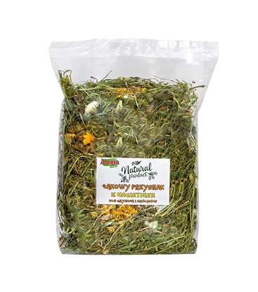 Attēls no ALEGIA Meadow treat with Marigold - treat for rodents and rabbits - 160g