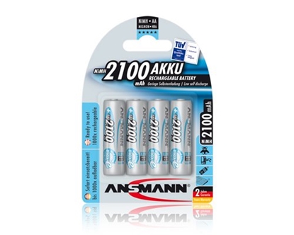 Picture of Ansmann R6 Rechargeable batteries AA / 1.2V / 2100mAh / NiMH