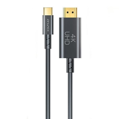 Attēls no Awei CL-212T USB-C - HDMI 4K Cable 1m