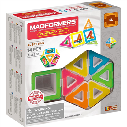 Attēls no Barškutis Magformers XL Neon 14 Set