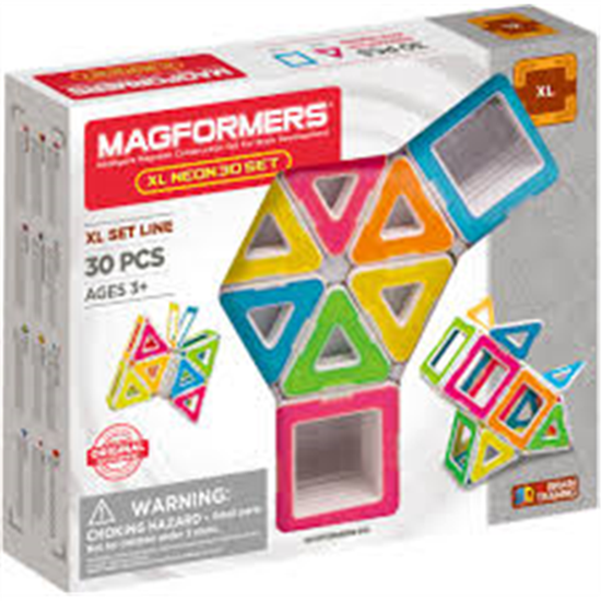 Picture of Barškutis Magformers XL Neon 30 Set