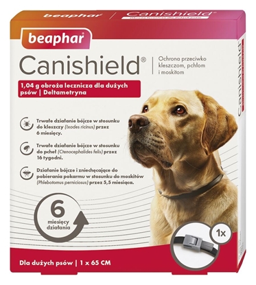 Изображение BEAPHAR Canishield L - deltamethrin therapeutic collar for dogs - 65 cm