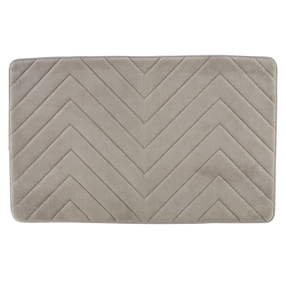 Picture of Beldray LA032647LGRYUFFEU7 Antibac Chevron Memory Foam Bath Mat