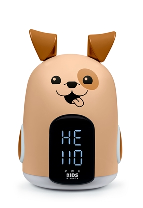 Picture of BIGBEN KIDS ALARM CLOCK WITH NIGHT LIGHT THREE BROWN DOG SOUNDS RKIDSDOG