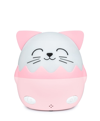 Attēls no BIGBEN KIDS PINK CAT-SHAPED NIGHT LIGHT WITH 360� PROJECTION AND WIRELESS MUSIC NLPKIDSCAT