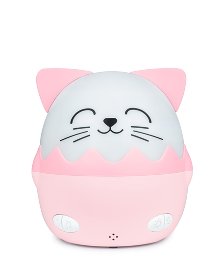 Picture of BIGBEN KIDS PINK CAT-SHAPED NIGHT LIGHT WITH 360� PROJECTION AND WIRELESS MUSIC NLPKIDSCAT