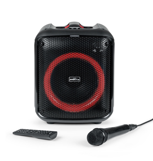 Picture of BIGBEN PARTY LUMINOUS LOUDSPEAKER BT 200W USB SD AUX MIC REMOTE CONTROL BLACK PARTYBTHPMAX