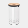 Picture of BRABANTIA Laundry Bin veļas grozs, 60l , Cork Lid - White