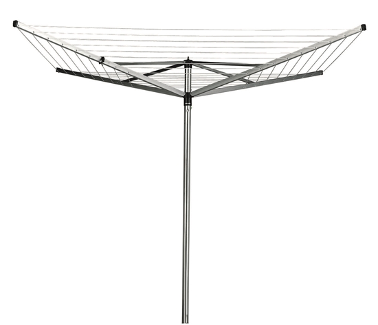 Picture of BRABANTIA rotējošs veļas žāvētājs Topspinner, 40m, 4 atzar., Metallic Grey