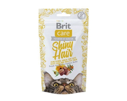 Attēls no Brit Care Cat Snack SHINY Hair - skanėstas katėms - 50 g