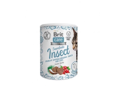 Attēls no BRIT Care Cat Snack Superfruits Insect - skanėstas katėms - 100 g