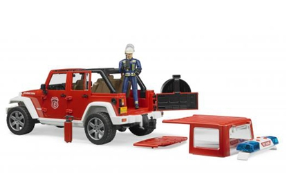 Attēls no Bruder Professional Series Jeep Wrangler Unlimited Rubicon fire department - 02528