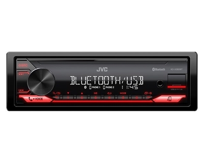 Attēls no CAR RADIO JVC KDX-282BT RED