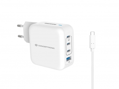 Изображение CONCEPTRONIC Ladegerät 4Port 100W,3xUSB-C,1xUSB-A   1.5m  ws