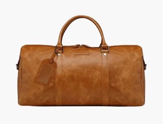 Picture of DBRAMANTE1928 KASTRUP 2 WEEKENDER BAG - TAN (2ND GEN)