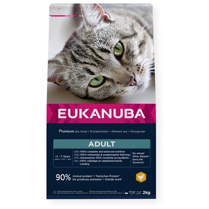 Attēls no EUKANUBA Adult Chicken  - sausas kačių maistas - 2kg