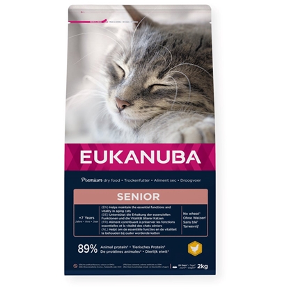 Изображение EUKANUBA Senior Chicken - sausas kačių maistas - 2kg