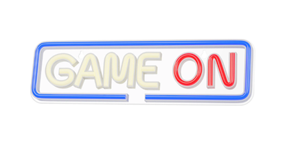 Attēls no Forever Light FPNE23 Neon PLEXI LED lamp "GAME ON"