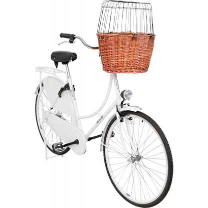 Picture of Grozs suņu pārvadāšanai: Trixie Bicycle basket wit