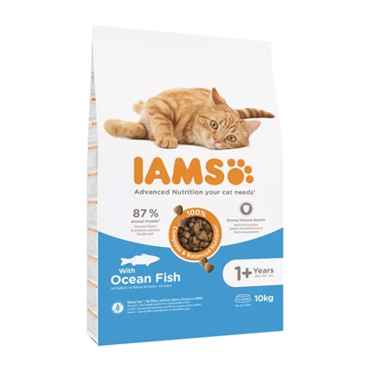 Attēls no IAMS Advanced Nutrition Cat Adult Ocean Fish - dry cat food - 10 kg