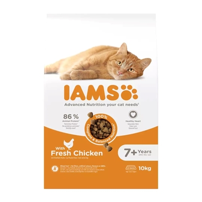 Picture of IAMS Advanced Nutrition Senior - cibo secco per gatti - 10 kg