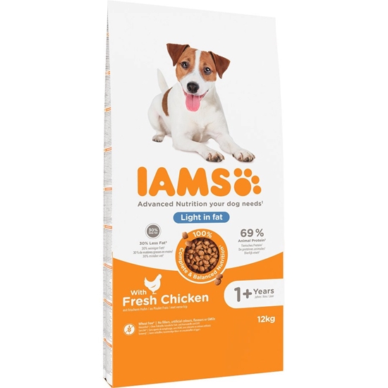 Picture of IAMS Vitality Adult Light in fat - dry food for overweight dogs - 12 kg