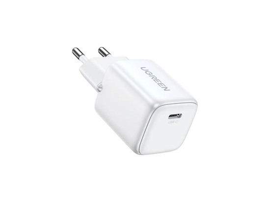 Picture of Įkroviklis Ugreen CD318 Nexode GaN USB-C 20W baltas