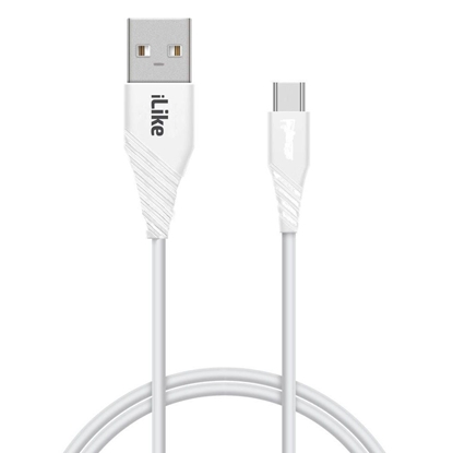 Attēls no ILike Charging Cable USB to Type-C ICT01 White