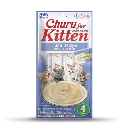 Attēls no INABA Churu Kitten Tuna - skanėstas katėms - 4x14 g